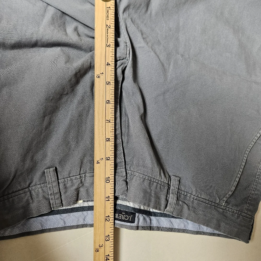 Men's Gray Flat‎ Front Shorts J Crew 34W